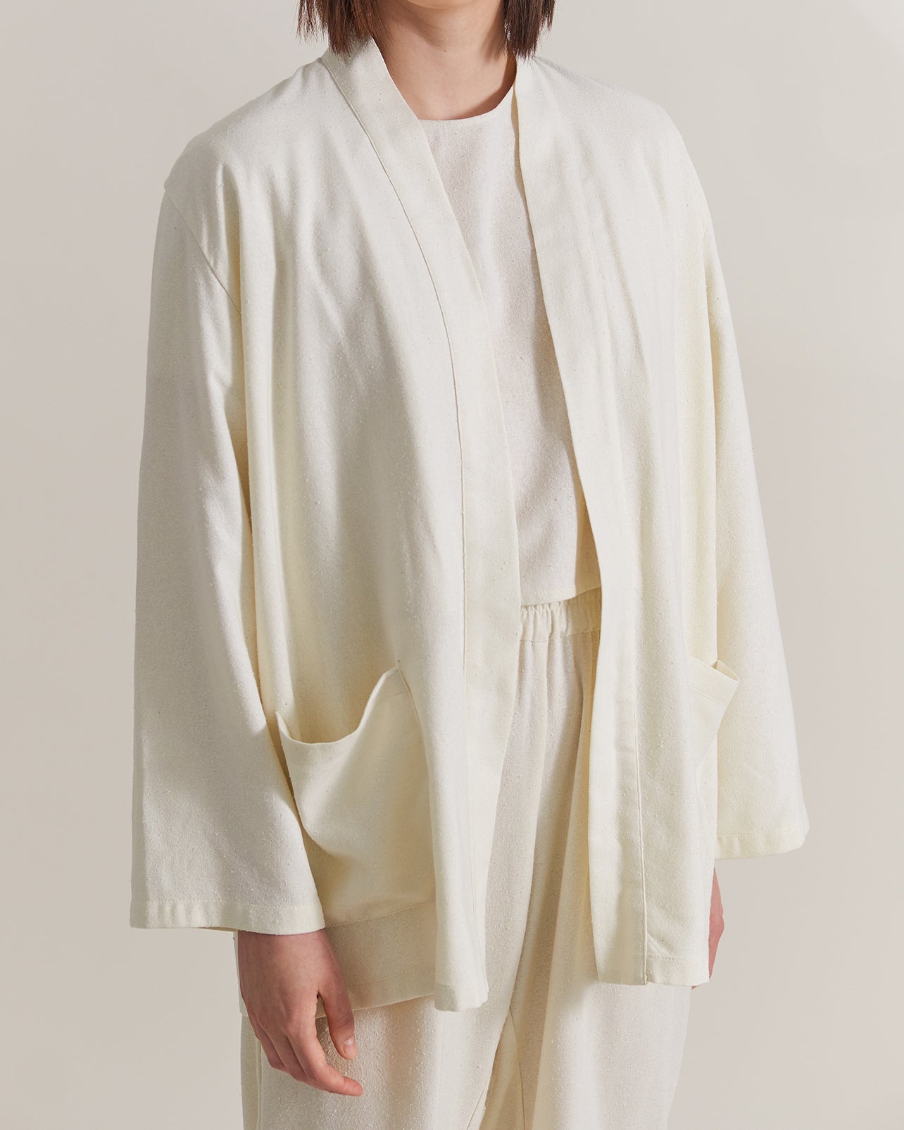 Rhea Robe - Raw Silk