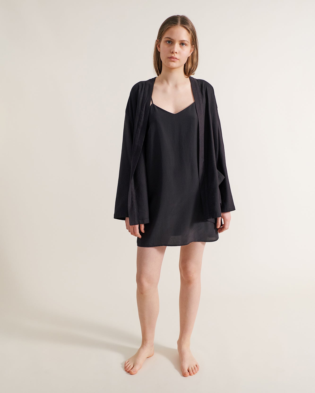 Rhea Robe - Raw Silk